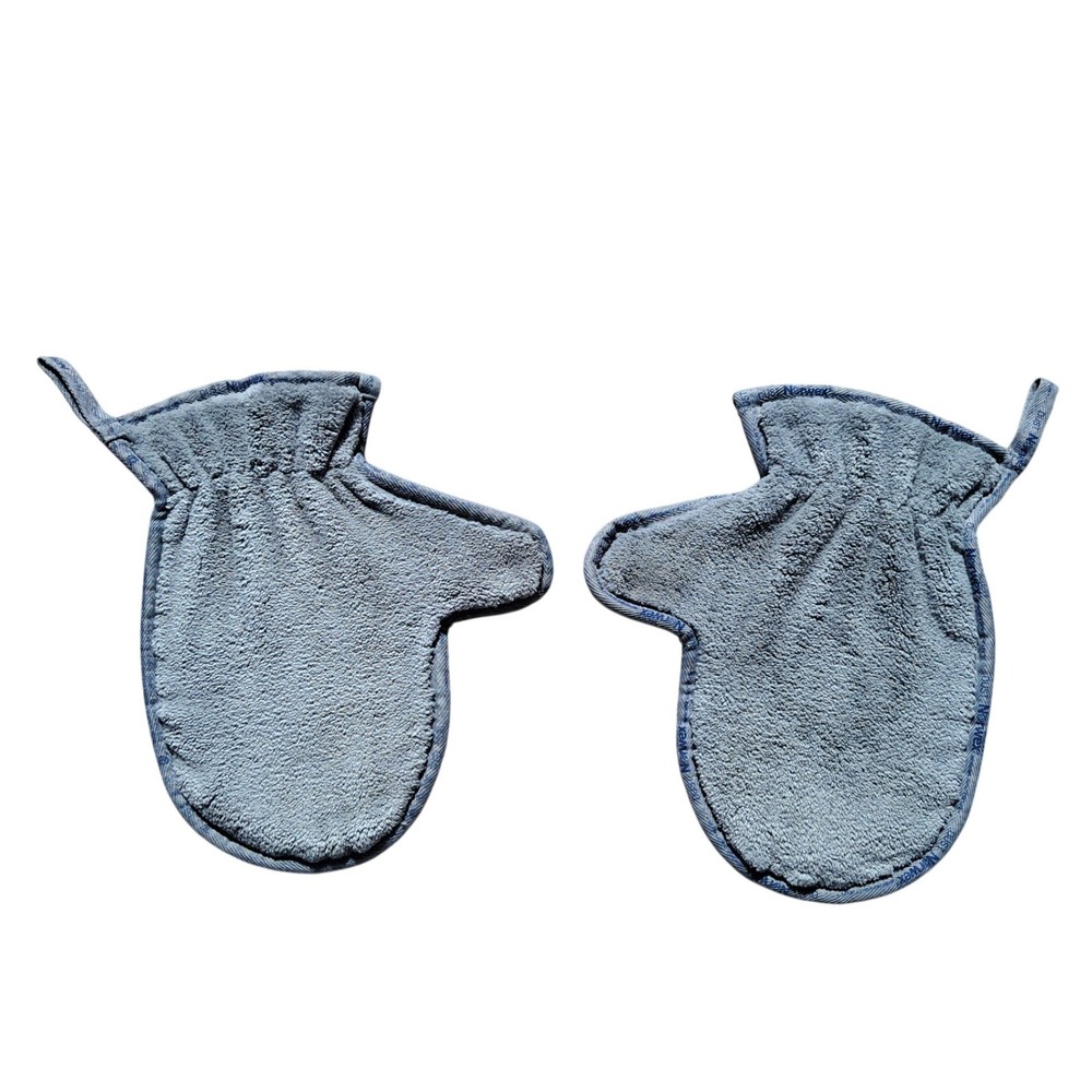 Norwex Dusting Mitt Set of 2 Grey Microfiber Reusable‎ Cleaning Mittens